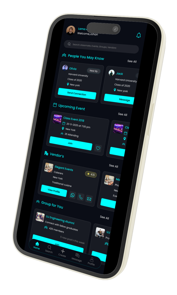 home screen left