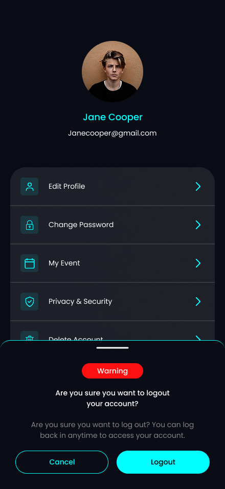 logout account