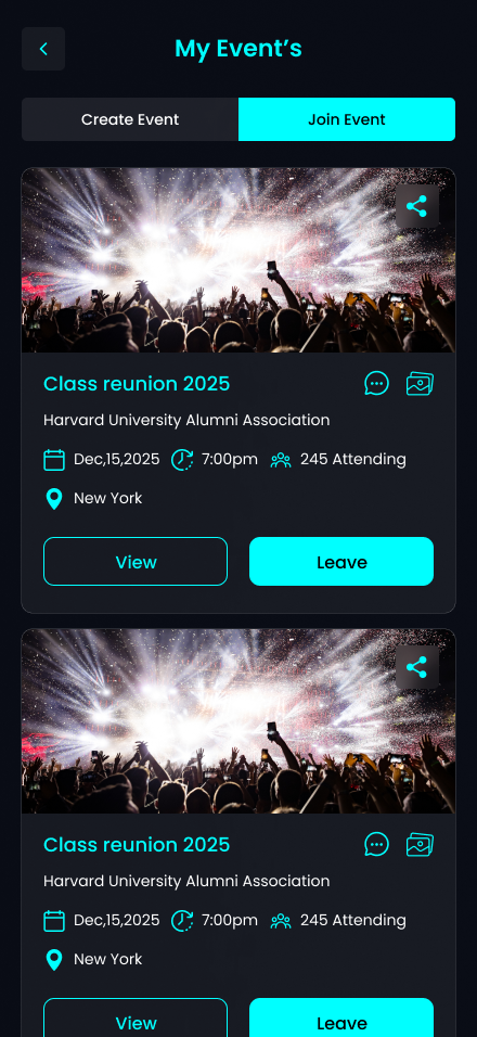 my events
